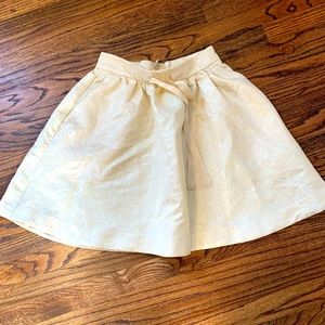 H&M - Beige Skirt with Beautiful Sparkly Detail